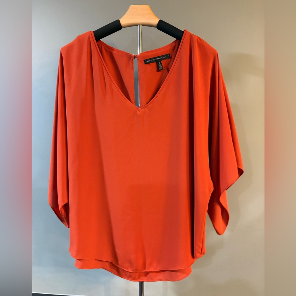 WHBM Flutter Sleeve Kimono Top M